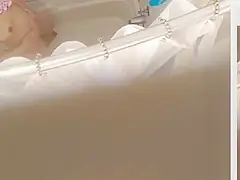 in shower