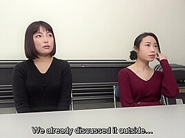 Japanese wives are asked if they prefer big dongs or threesomes