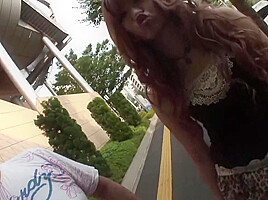 Japanese Babe Sarina Tsubaki Rides Dick in Fresh Air