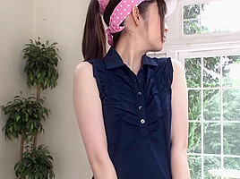 It Was Raining, So She Had To Practice Golf Inside The House And Suck The Dick Later – Makoto Matsuyama