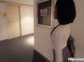 Small-tit Pinay Ground On By A Huge Foreign Dick