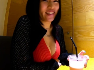 Japanese babe toys pussy